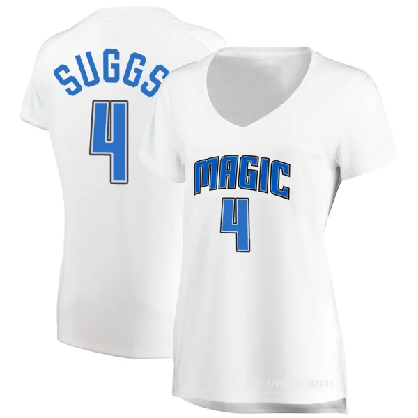 Women's Jalen Suggs Orlando Magic White Fast Break Jersey - Association Edition