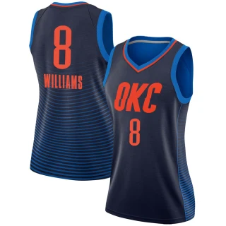 Women's Jalen Williams Oklahoma City Thunder Navy Swingman Jersey - Statement Edition