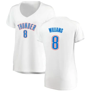 Women's Jalen Williams Oklahoma City Thunder White Fast Break Replica Jersey - Association Edition