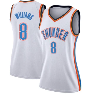 Women's Jalen Williams Oklahoma City Thunder White Swingman Jersey - Association Edition