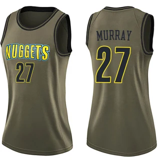 Women's Jamal Murray Denver Nuggets Green Swingman Salute to Service Jersey