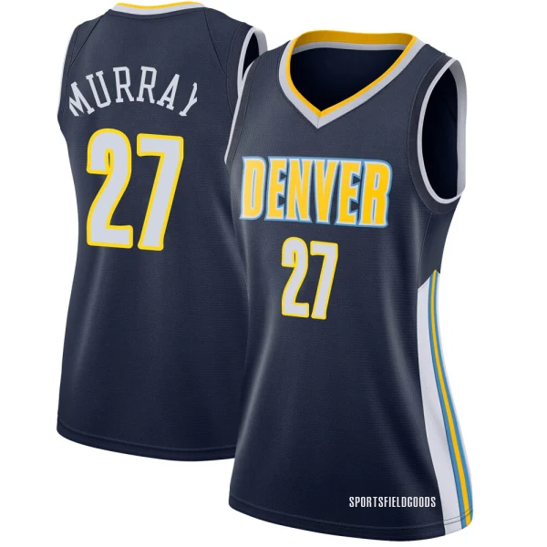 Women's Jamal Murray Denver Nuggets Navy Swingman Jersey - Icon Edition
