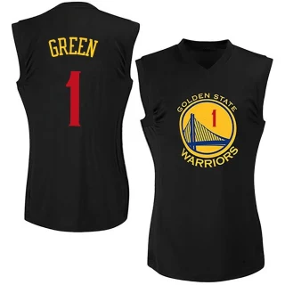 Women's JaMychal Green Golden State Warriors Gold Swingman Black New Fashion Jersey