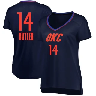Women's Jared Butler Oklahoma City Thunder Navy Fast Break Jersey - Statement Edition