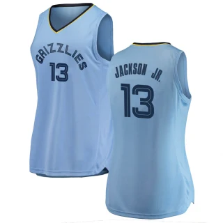 Women's Jaren Jackson Jr. Memphis Grizzlies Light Blue Swingman 2018/19 Jersey - Statement Edition
