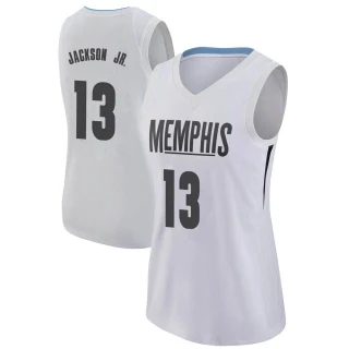 Women's Jaren Jackson Jr. Memphis Grizzlies White Swingman Jersey - City Edition