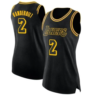 Women's Jarred Vanderbilt Los Angeles Lakers Black Swingman Jersey - City Edition