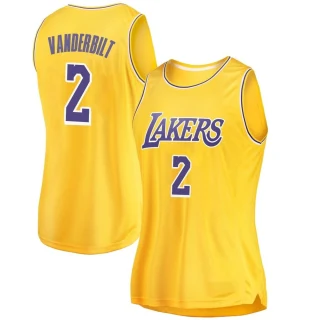 Women's Jarred Vanderbilt Los Angeles Lakers Gold Swingman 2018/19 Jersey - Icon Edition