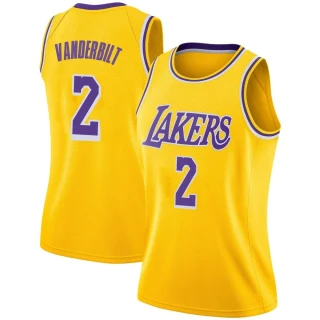 Women's Jarred Vanderbilt Los Angeles Lakers Gold Swingman 2018/19 Jersey - Icon Edition