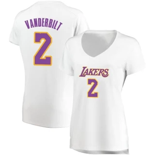 Women's Jarred Vanderbilt Los Angeles Lakers White Fast Break Jersey - Association Edition