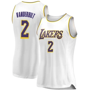 Women's Jarred Vanderbilt Los Angeles Lakers White Swingman 2018/19 Jersey - Association Edition