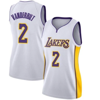 Women's Jarred Vanderbilt Los Angeles Lakers White Swingman Jersey - Association Edition