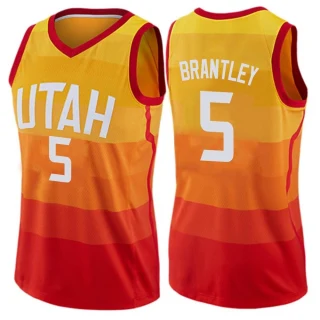 Women's Jarrell Brantley Utah Jazz Orange Swingman Jersey - City Edition