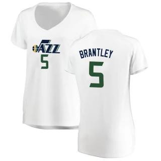 Women's Jarrell Brantley Utah Jazz White Fast Break Jersey - Association Edition