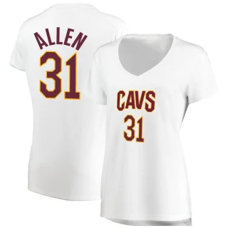 Women's Jarrett Allen Cleveland Cavaliers White Fast Break Jersey - Association Edition
