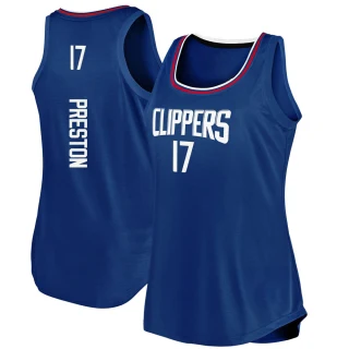 Women's Jason Preston Los Angeles Clippers Royal Fast Break Movement Tank Jersey - Icon Edition