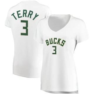 Women's Jason Terry Milwaukee Bucks White Fast Break Jersey - Association Edition