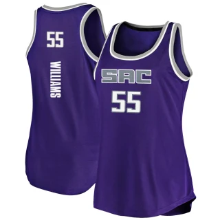 Women's Jason Williams Sacramento Kings Purple Fast Break Tank Jersey - Icon Edition