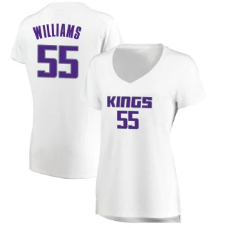 Women's Jason Williams Sacramento Kings White Fast Break Jersey - Association Edition