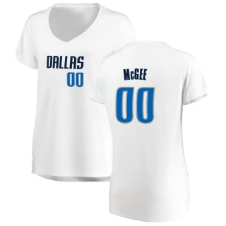 Women's JaVale McGee Dallas Mavericks White Fast Break Jersey - Association Edition