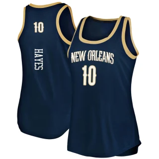 Women's Jaxson Hayes New Orleans Pelicans Navy Fast Break 2019/20 Tank Jersey - Icon Edition