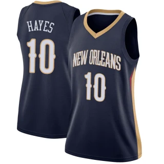 Women's Jaxson Hayes New Orleans Pelicans Navy Swingman Jersey - Icon Edition