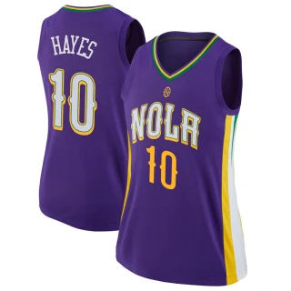 Women's Jaxson Hayes New Orleans Pelicans Purple Swingman Jersey - City Edition
