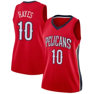 Women's Jaxson Hayes New Orleans Pelicans Red Swingman Jersey - Statement Edition