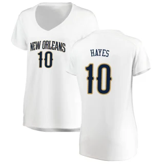 Women's Jaxson Hayes New Orleans Pelicans White Fast Break Jersey - Association Edition