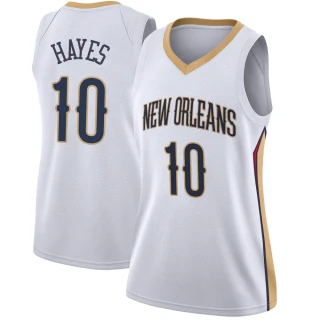 Women's Jaxson Hayes New Orleans Pelicans White Swingman Jersey - Association Edition