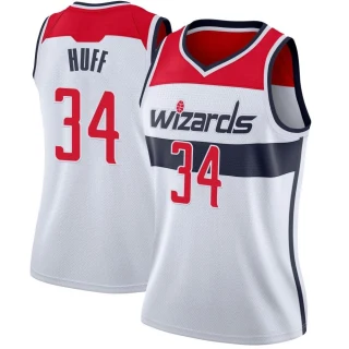 Women's Jay Huff Washington Wizards White Swingman Jersey - Association Edition