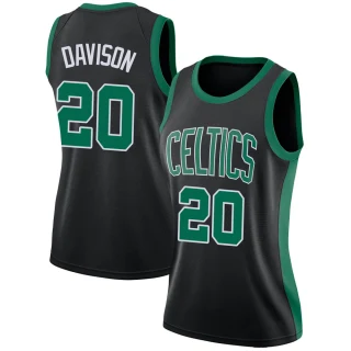 Women's JD Davison Boston Celtics Black Swingman Jersey - Statement Edition