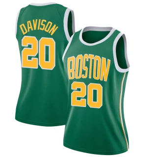 Women's JD Davison Boston Celtics Green Swingman 2018/19 Jersey - Earned Edition