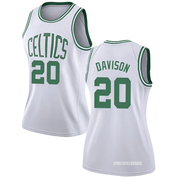 Women's JD Davison Boston Celtics White Swingman Jersey - Association Edition