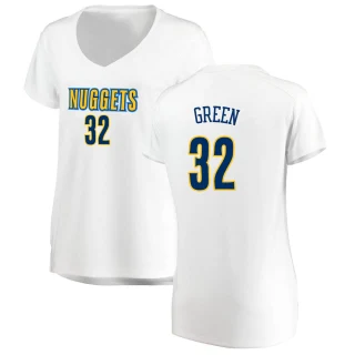 Women's Jeff Green Denver Nuggets White Fast Break Jersey - Association Edition