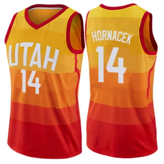 Women's Jeff Hornacek Utah Jazz Orange Swingman Jersey - City Edition