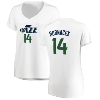 Women's Jeff Hornacek Utah Jazz White Fast Break Jersey - Association Edition