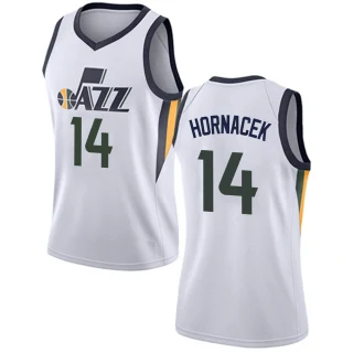 Women's Jeff Hornacek Utah Jazz White Swingman Jersey - Association Edition