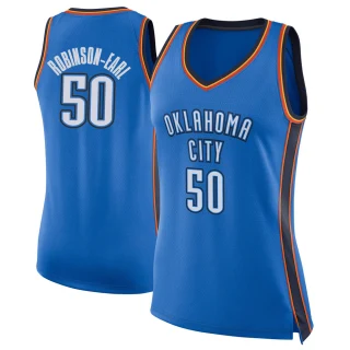 Women's Jeremiah Robinson-Earl Oklahoma City Thunder Blue Swingman Jersey - Icon Edition