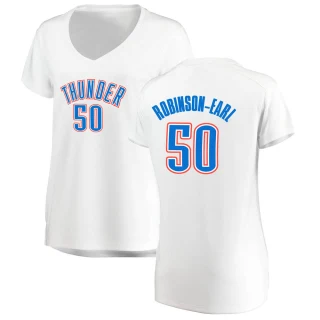 Women's Jeremiah Robinson-Earl Oklahoma City Thunder White Fast Break Replica Jersey - Association Edition