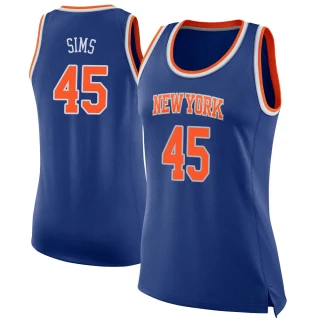 Women's Jericho Sims New York Knicks Blue Swingman Jersey - Icon Edition