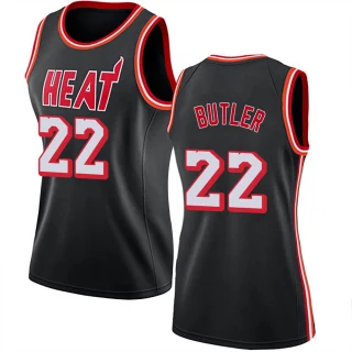 Women's Jimmy Butler Miami Heat Black Swingman Fashion Hardwood Classics Jersey