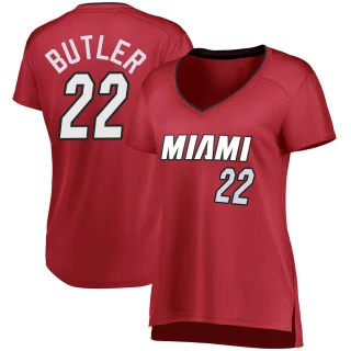 Women's Jimmy Butler Miami Heat Fast Break Wine Jersey - Statement Edition