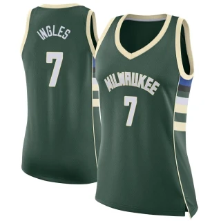 Women's Joe Ingles Milwaukee Bucks Green Swingman Jersey - Icon Edition