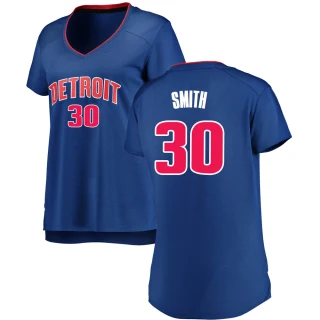 Women's Joe Smith Detroit Pistons Royal Fast Break Jersey - Icon Edition