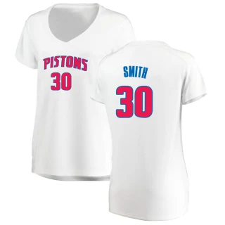 Women's Joe Smith Detroit Pistons White Fast Break Jersey - Association Edition