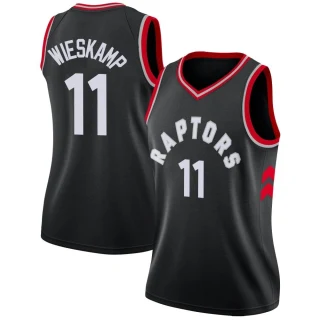 Women's Joe Wieskamp Toronto Raptors Black Swingman Jersey - Statement Edition