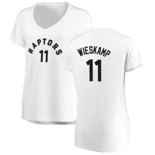 Women's Joe Wieskamp Toronto Raptors White Fast Break Jersey - Association Edition