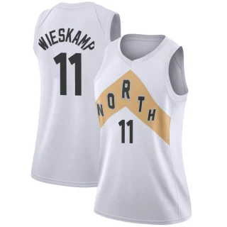 Women's Joe Wieskamp Toronto Raptors White Swingman 2018/19 Jersey - City Edition