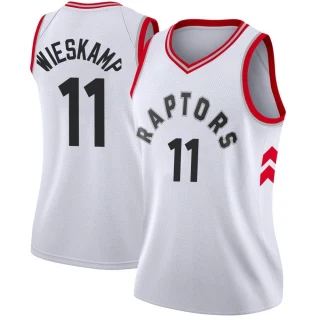 Women's Joe Wieskamp Toronto Raptors White Swingman Jersey - Association Edition